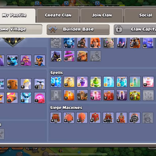 💎3K STARS WAR - 3K GEMS - TH:17 - Lvl:194 - BK:61 💎- AQ:91 - PC:61 - GW:61 - RC:36 - BEST SELECT - Image 4