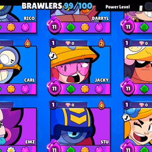 LEADERBOARD PRESTIGE - 2 | 100K H.TROPHY | 100/99 BRAWLER | 84X MAX | 72X HYPER | 350X SKINS | 640X PINS | BEST DEAL - Image 7
