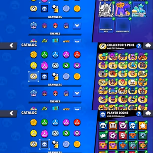 83K TROPHY|56 MAX|50 HYPER|20 BUFFIES|200 GEMS|375 SKINS|650 PINS|500 ICONS|142 EPIC SKINS|12 LEGENDARY SKINS|DREAD KNIG - Image 6