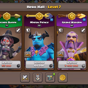 Th13 full max with 41 lvl clash royale attachment || 11 epic equipment || Gems 3600 || cwl medel 1118 || name change 500 - Image 8