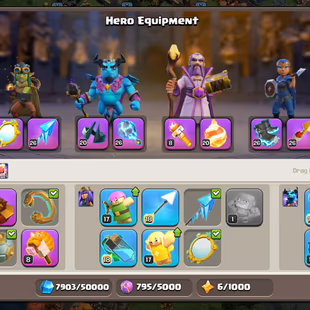 [EE72] OLD UPDATE PROFILE/WALLS MAX [TH18 MAX] 6HERO MAX || GOOD EPIC || BUILDER HUT MAX || BB MAX || RENAME 500 GEMS - Image 7