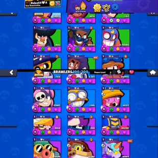 🌟112K HIGHEST TROPHY|100K CURRENT|🌟1 LEGACY R-35 BRAWLER|12 PRESRIGE|87 MAX|62 HYPER|510 SKINS|24 LEGENDARY| - Image 1