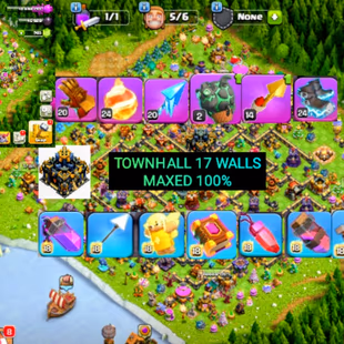 🔥TH17 WALLS MAX DISCOUNT👑 PRICE [ RaRe-TH17 ] [ 6x EPIC EQUIP ] || 7 EQUIP MAXED || 2018-2026 ALL TREE AVL || BEST ACC - Image 1