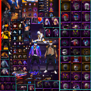 BANDIT || ONE PUNCH MAN || OG 7 YEARS ACCOUNT || HIGH VALUE RARE SKINS - Image 2