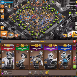 TH18 MAX DEFENCE 🌟 RAREST DARK DAYS SET 🌟 30 EQUIPMENTS MAX | DECORATED BASE | LEVEL 249 | SKINS SCENERY | INSTANT - Image 2