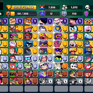 ⭐CHALLENGER COLT⭐234 SKINS | 59.400 TROPHIES | 93 BRAWLERS | 20 HYPERCHARGE | 24 MAX | 12 PRESTIGE | 18 BUFFIES - Image 4