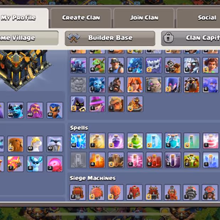 🔥FREE 1 ACC!! TH 17 - WALL FULL MAXED⚡ XP 219 | PET 11 | 4 EPIC EQUIP (GG14-F20-EB17-RS17) | 66-66-44-48-41 | BUILDER 6 - Image 4