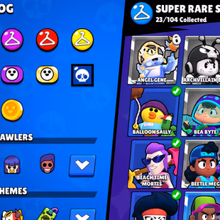 128 [8 MAX BRAWLS] [68 SKINS] [12305 TROPHIES] - Image 7