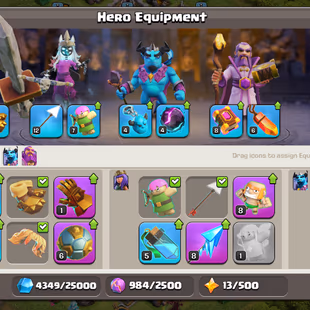 TH11 FULL MAX || FULL MAX BUILDER BASE || STACKED MAGIC ITEMS || NAME CHANGE 500 || HEROES SKIN|| INSTANT DELIVERY  - Image 8