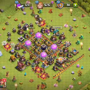 K- RARE TH 11 ENGINEER BASE! ALL HEROS MAX! TROOPS MAX || 889 MADELS! S.B [14] M.M [14] F.A [MAX] SUPER EPICS|| 2000+ GM - Image 2
