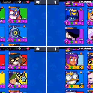 51K Trophies LVL146 | 97/100 Brawlers | 29 Max Brawlers - 18 Hypercharges | 220 Skins | 623 Pins | 345 Icons | 168 Spray - Image 4