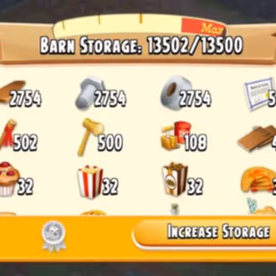 | 13500 BARN STORAGE LVL 120 | BARN 13500:13500 | SILO 270:3150 | 28 MILLION COINS | 761 DIAMOND | CHECK PHOTO | INSTANT - Image 3