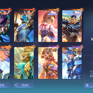 M310|LVL96|131HEROES|458SKIN|MEGACOLLECTORIII|2LEGEND|4ASPIRANTS|2STARWARS|5KOF|4SANRIO|MYTHICALGLORYS39 - Image 1