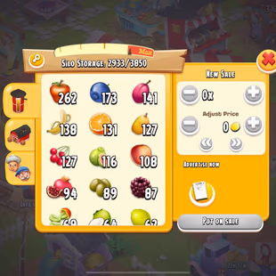 LEVEL 158 [] DIAMONDS 1081 [] BARN 10250 [] SILO 3850 [] VOUCHERS  [] COINS 3.6 M [] MAINLAND UNLOCKED - Image 7