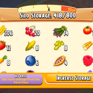 [FLASH SALE] 😁 SUPERB HAYDAY ACC| LEVEL 51 |3K BARN STORAGE| 800 SILO STORAGE| 231 GEMS | 1.3M COINS|INSTANT DELIVERY🚚 - Image 4