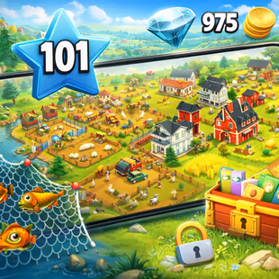 🎯LVL 101 HAY DAY ACCOUNT | 10K BARN MAX 💯 SILO 3050 | 975 DIAMONDS  | 9.8M COINS  | INSTANT DELIVERY - Image 1