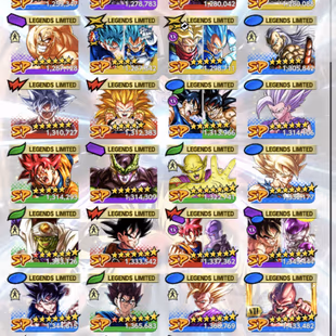 D933-IOS+Android-G10 UL(SS4 Goku+Zamasu+SS4 Vegeta+SS Goku+Frieza+Majin+Gohan)+52 Legends+Vip Equi+Good Zenkai+Nice Team - Image 8