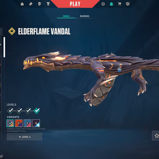 NA | 13 Skins | Elderflame & Glitchpop Vandal | BlastX Phantom | 6.8K VP Spent | Unranked | Instant - Image 2
