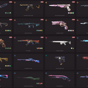 [LATAM] Champions 2025 Butterfly, Bolt Knife | 6 Vandals | Ruination Phantom | Gold 2 (Peak Diamond) | INSTANT DELIVERY - Image 1