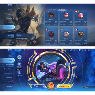 MOONTON | LV 134 | WR 62 PERCENT | KUNGFU PANDA THAMUZ - TRANSFORMERS ROGER - ZODIAC MINO | HERO131 | SKIN 283 | BP 246K - Image 4