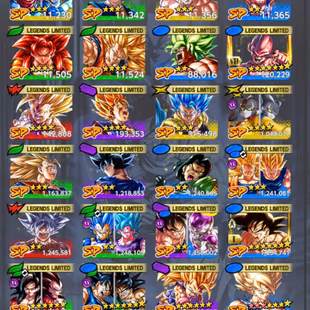 D833-IOS+Android-6 UL(SS Goku Full Star+Frieza Full Star+SS4 Vegeta)+40 Legend+Vip Equipment+Good Team PVP+SS4 Goku Zen - Image 5