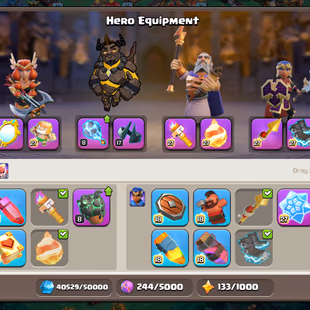 Th18 Almost max | [5-Hero Max] | Equipment-15-Epic Almost Max | XP-221 | Defence Wall Almost Max | NC-Yes | BEST-DEAL  - Image 6