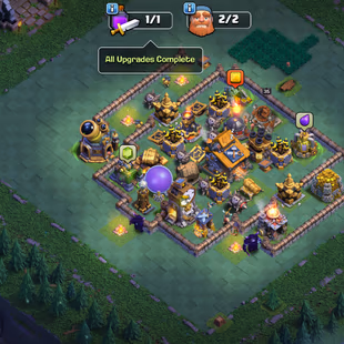 🔥Xp-250🔥 || Th18 Semi Max || High Quality Epic Equipment || Heroes 100-102-75-72-50 || Only Walls Low || 6 Builders - Image 8