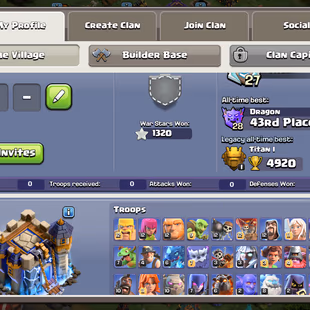 🌟BEST OFFER🌟TH 18 HIGH DEFENCE | 3X HERO MAX 93/105/77/80/55/11 | 6.5K GEM'S NC-FREE | 9 EPIC ALMOST MAX APPRENTICE-8L - Image 3