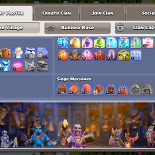 💖[ PREMIUM TH16 MAXED ]-RENAME✅ MAXED [8x EPIC EQUIPMENT ] || HEROS MAXED-95-95-76-70-45 || HEROS SKIN || FULL SAFE ACC - Image 5