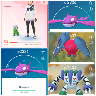 Lvl 50 [Shiny Kyogre x2] | 49 Legendary | Solgaleo | Lunala | Zacian | Groudon | Regidrago | Regieleki | Valor | 849 - Image 1