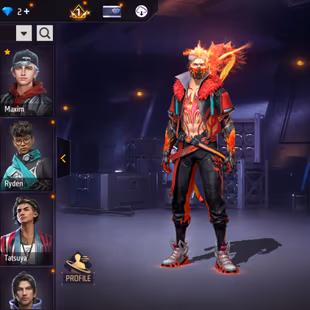 X201|Lvl 56|4 RAMPAGE LEGENDARY OUTFIT|133 COSTUME|33 VEHICLE|43 WEAPON(20 MYTHIC)|HYBRID FIST|MIDNIGHT KNUCKLE FIST|PLA - Image 5