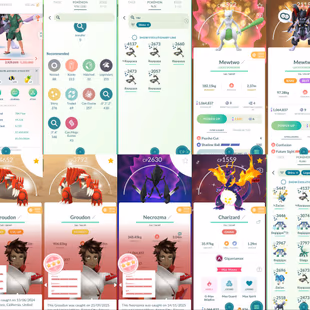 [G306] 1x ARMOUR MEWTWO LUCKY I SHINY MEWTWO LUCKY I 5x SHINY RAYQUAZA I 65 LEVEL ACCOUNT I 45 SHINY LEGENDARY I NAME CH - Image 1