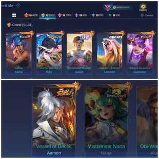 Mythic Glory 65 🔴 Exalted Collector 5 🔴 Max Emblem - Legend Franco ( Hell of Fire ) - 294 Skins - C353 - Image 4