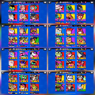 🔥Full Max ID 🔥14x Title - Trophy 75.5K | OG ID 2021 [Level 221] 3vs3 23K | All Brawlers Max | 280x Og Skin | Instant - Image 5