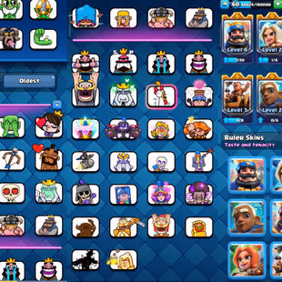 R475 | LVL66 | Cards: 3 LVL 16 | 6 LvL 15 | 9 Evolved |  3 Hero | 2 Tower Skin | 50 Emotes | IOS And ANDROID - Image 4