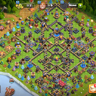 RR💥TH 18 MAX TYP DEFENCE💥HERO 94-101-75-80-54 | 14 EPIC EQUIPMENT | HIGH TROOPS XP-238 | BUILDERBASE MAX TYP | NC-500 - Image 1