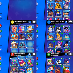 56k TROPHIES || 25 MAX POWER BRAWLERS || 91 BRAWLERS UNLOCK || 17 HYPERCHARGE || 174 SKINS | RENAME AVAILABLE || INSTANT - Image 4
