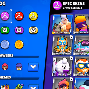133 [2 MAX BRAWLS] [10 SKINS] [1241 TROPHIES] - Image 7