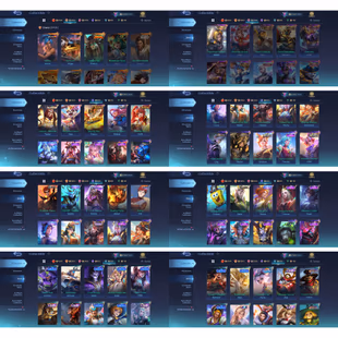 MOONTON | LV 134 | WR 62 PERCENT | KUNGFU PANDA THAMUZ - TRANSFORMERS ROGER - ZODIAC MINO | HERO131 | SKIN 283 | BP 246K - Image 5