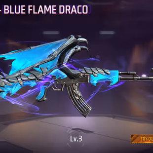 X151|Lvl 64|42 CHARACTER|87 BUNDLE SET|244 COSTUME(6 MYTHIC)|222 WEAPON(2 EVO+30 MYTHIC)|BLUE DRACO AK47 LVL 3|BOOYAH UM - Image 3