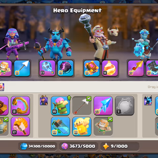 🌟CHEAPEST OFFER | TH-18 5X HEROES MAXED 🌟NEW HERO 8 | DEFENCE MAX | VERY SOLID EQUIPMENT  | 416 CWL MEDALS | BEST DEAL - Image 7