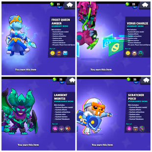 50k TROFIES BS | 37 PRESTIGE | 100/101 BRAWLERS UNLOCKED | 236 SKINS | INSTANT DELIVERY - Image 4