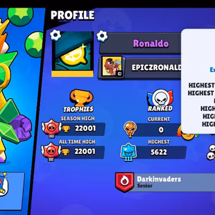 [DG-17] 22K-TROPHIES 61-BRAWLERS 2-HYPERCHARGED 2-MAXPOWER 70-SKINS CHEAP INSTANT DELIVERY GUARANTEED - Image 3