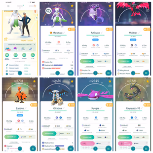 P 2.084 Level 68 Super Mewtwo GalarArticuno Molres Zapdos Girarina Kyogre Rayquaza 42 Shiny And Legendary 398 Shiny 133  - Image 2
