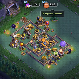 220 🔥 Rare 20000 gems Th18 BEST🔥heros-100-100-90-75-50 ] | best deal | strong troops and defence | nc yes | max b.base - Image 8