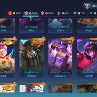 M361|LVL200|132HEROES|668SKIN|MEGACOLLECTORII|3LEGEND|6KOF|3PRIME|2COLLECTOR|ALDOUSM1|14LUCKYBOX|MYTHICS40 - Image 2