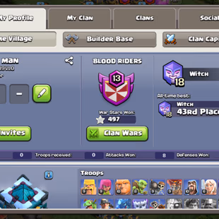 Th13 full max nothing left || 6 builder ||4x dragon statue ll7 epic equipment || Clash A- Rama -Meteor scenery ||nc free - Image 8