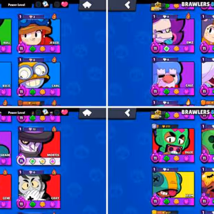43K Trophies LVL84 | 88/100 Brawlers | 33 Max Brawlers - 26 Hypercharged | 234 Skins | 540 Pins | 308 Icons | 150 Sprays - Image 4