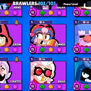 METEOR 3 | 98K TROPHY- 450X SKINS | OLD PIPER SKINS | 101/101 BRAWLER | 98X MAX | 88X HYPER | 3v3 WINS | 847-PINS | - Image 8