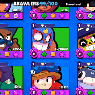 LEADERBOARD PRESTIGE - 2 | 100K H.TROPHY | 100/99 BRAWLER | 84X MAX | 72X HYPER | 350X SKINS | 640X PINS | BEST DEAL - Image 6